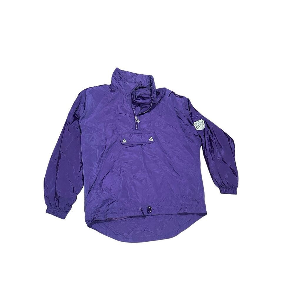 Kaelin purple Anorak pullover jacket vintage windbreaker ski 12 L